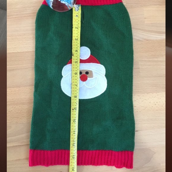 Fab Dog Fabdog Holiday Santa Sweater Christmas - Picture 7 of 9